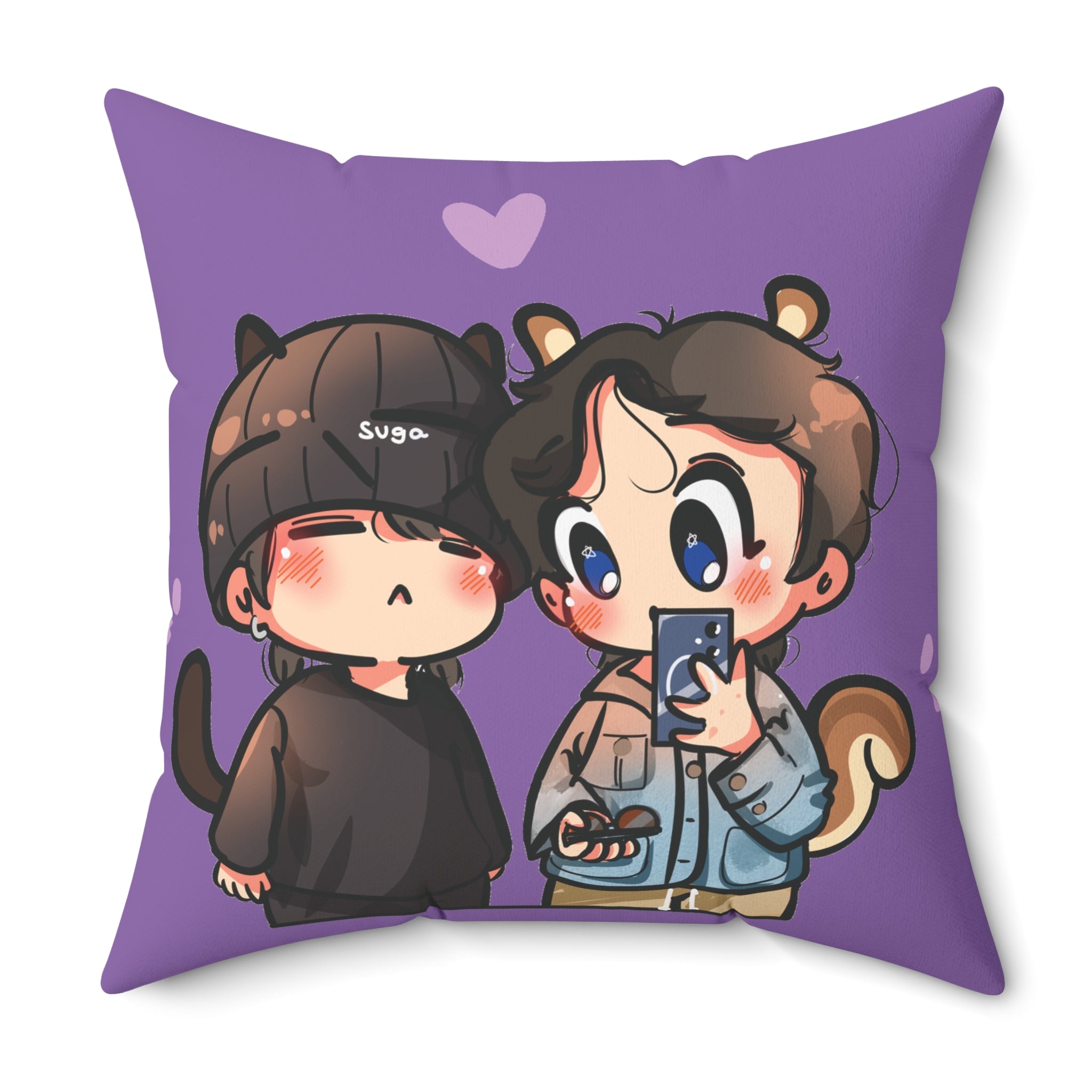 Spun Polyester Square Pillow