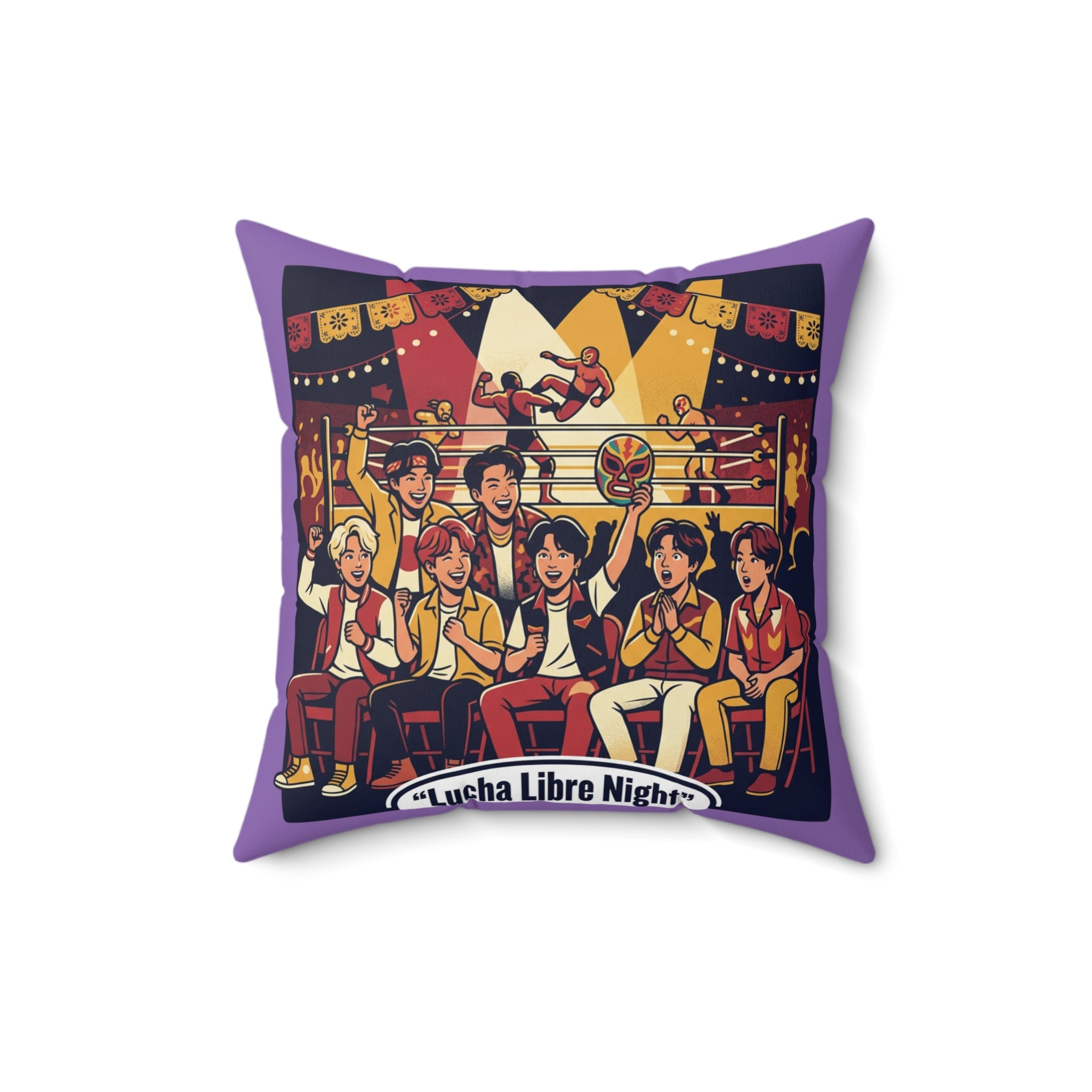Spun Polyester Square Pillow