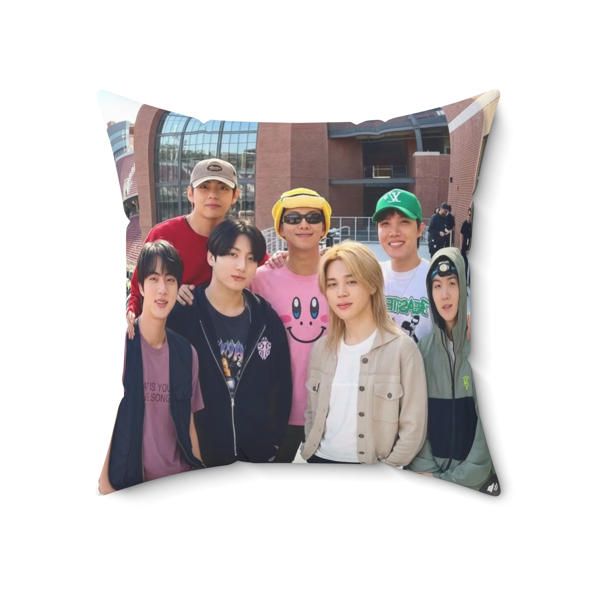 Spun Polyester Square Pillow