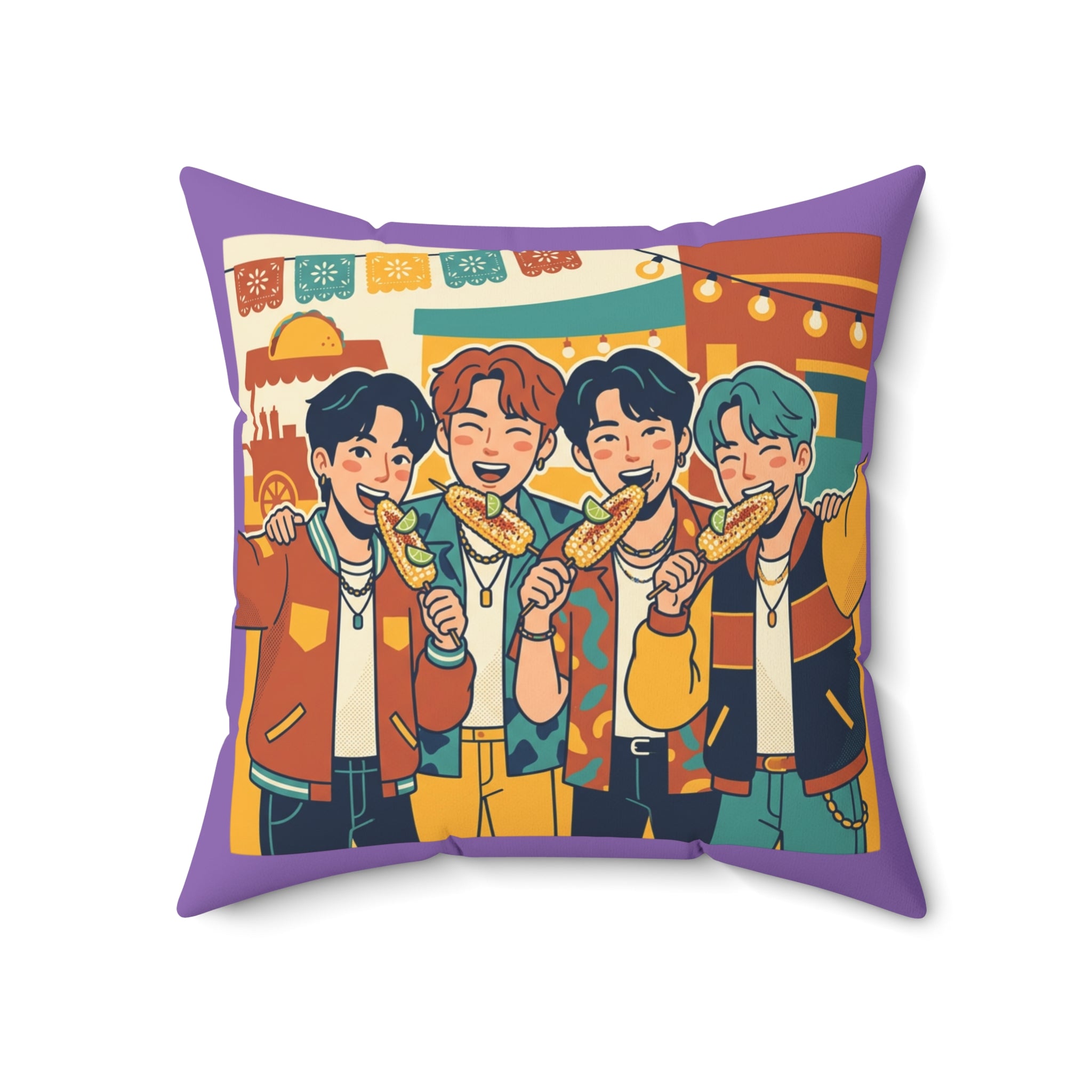 Spun Polyester Square Pillow