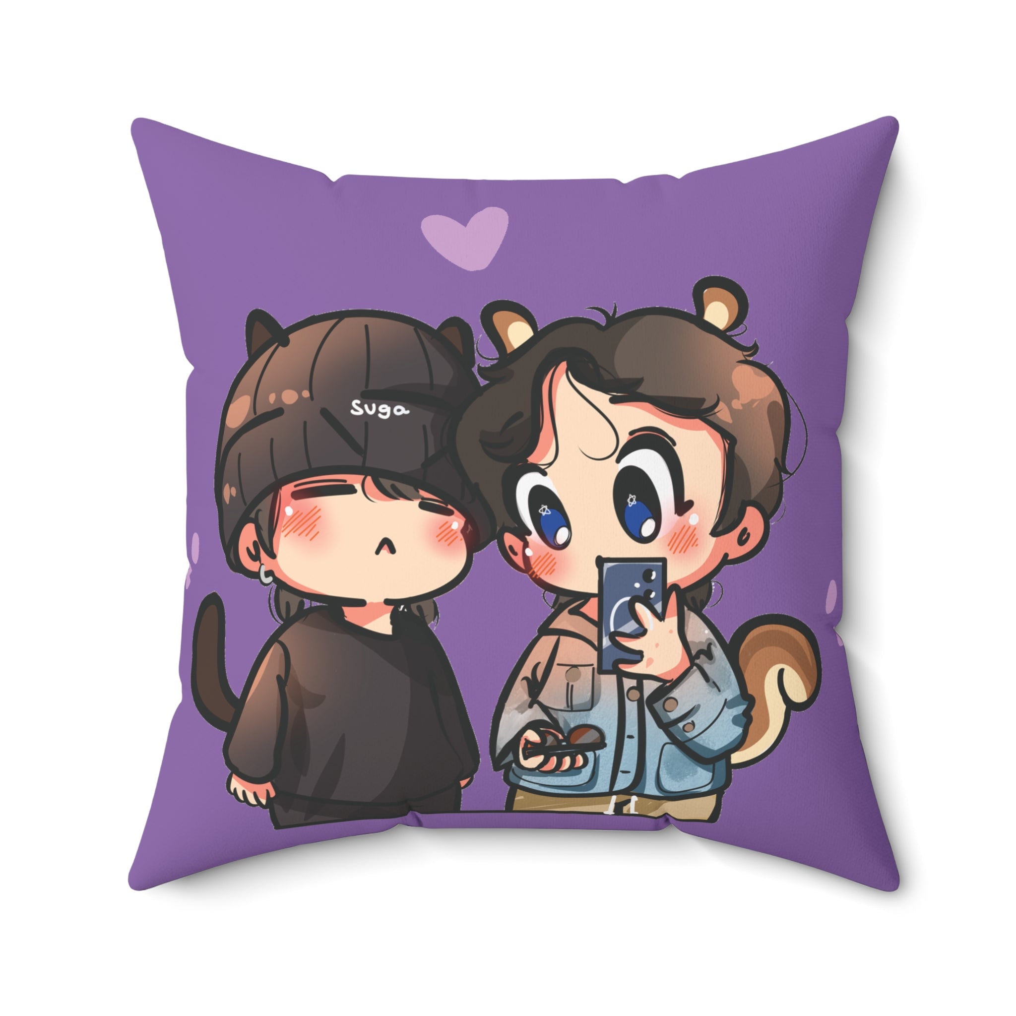 Spun Polyester Square Pillow