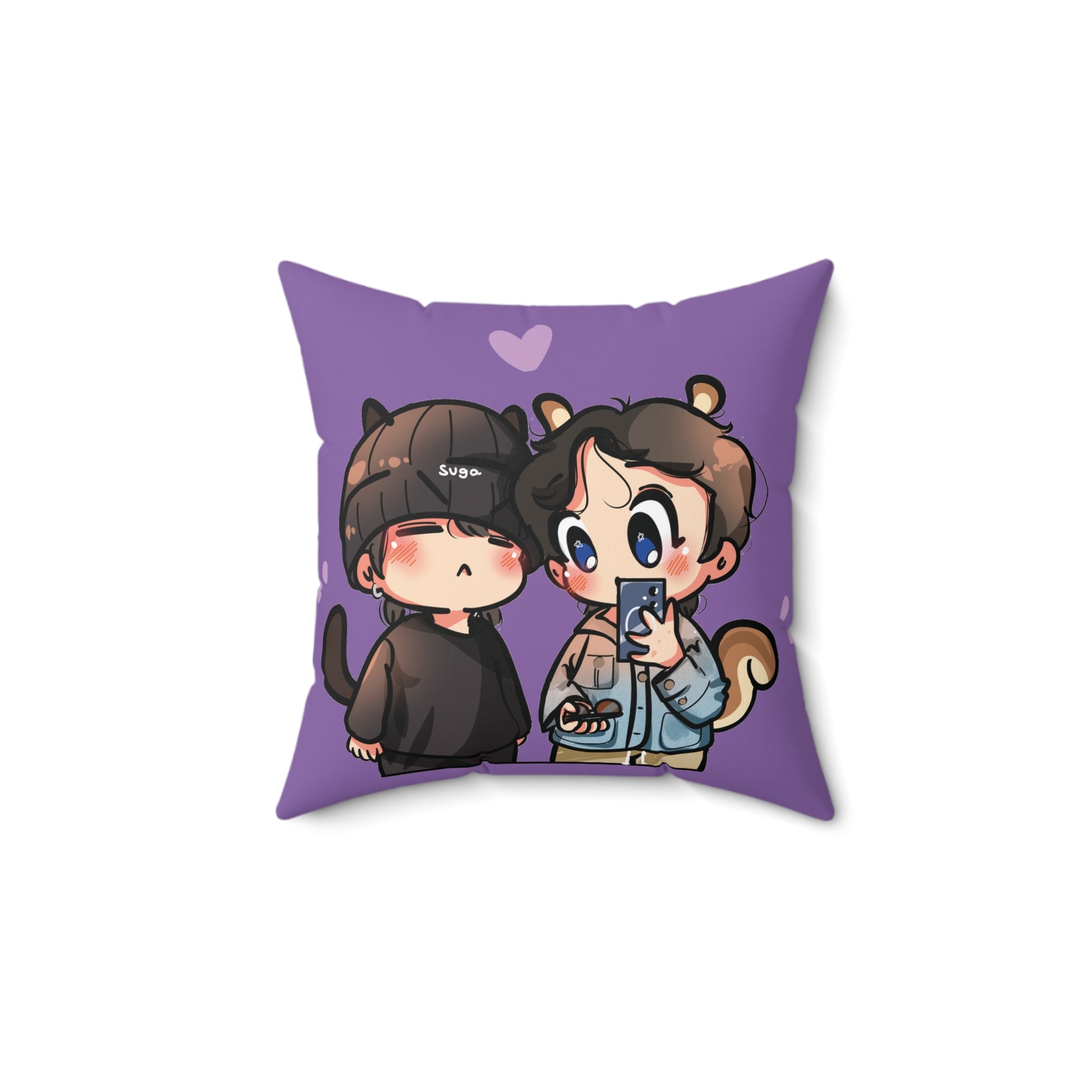 Spun Polyester Square Pillow