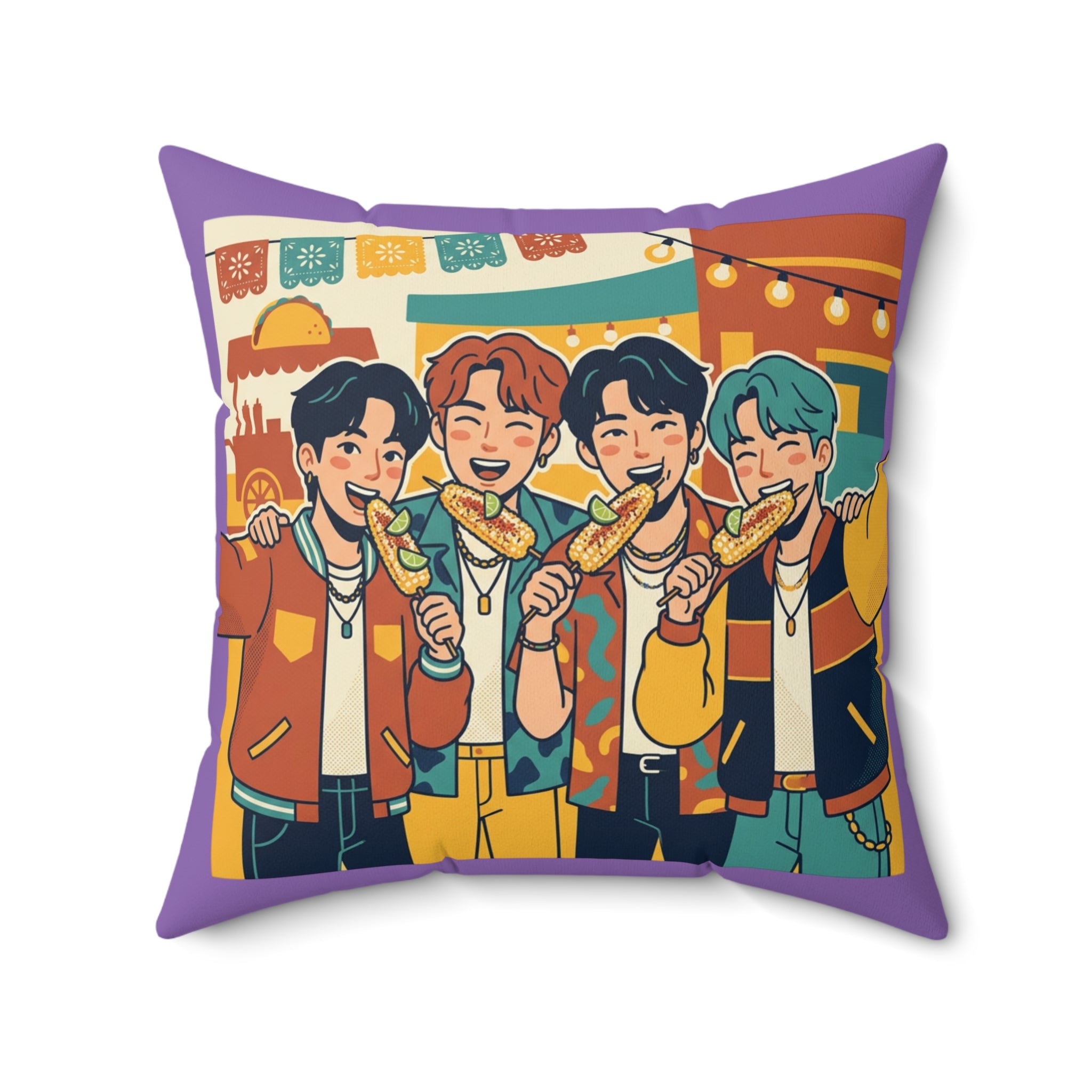 Spun Polyester Square Pillow