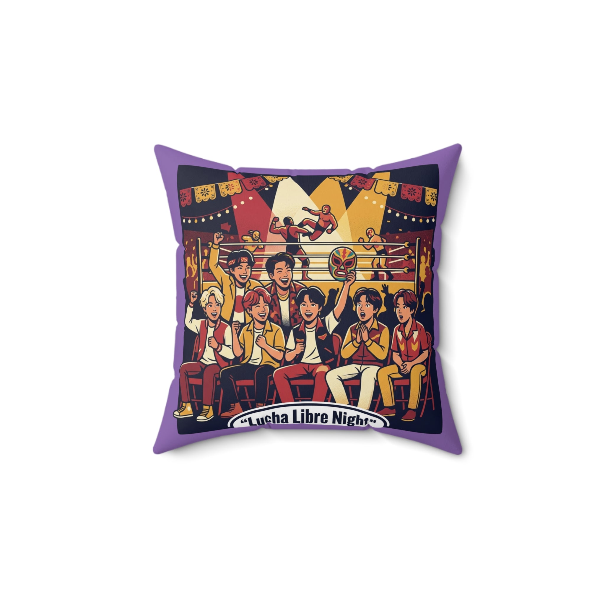 Spun Polyester Square Pillow