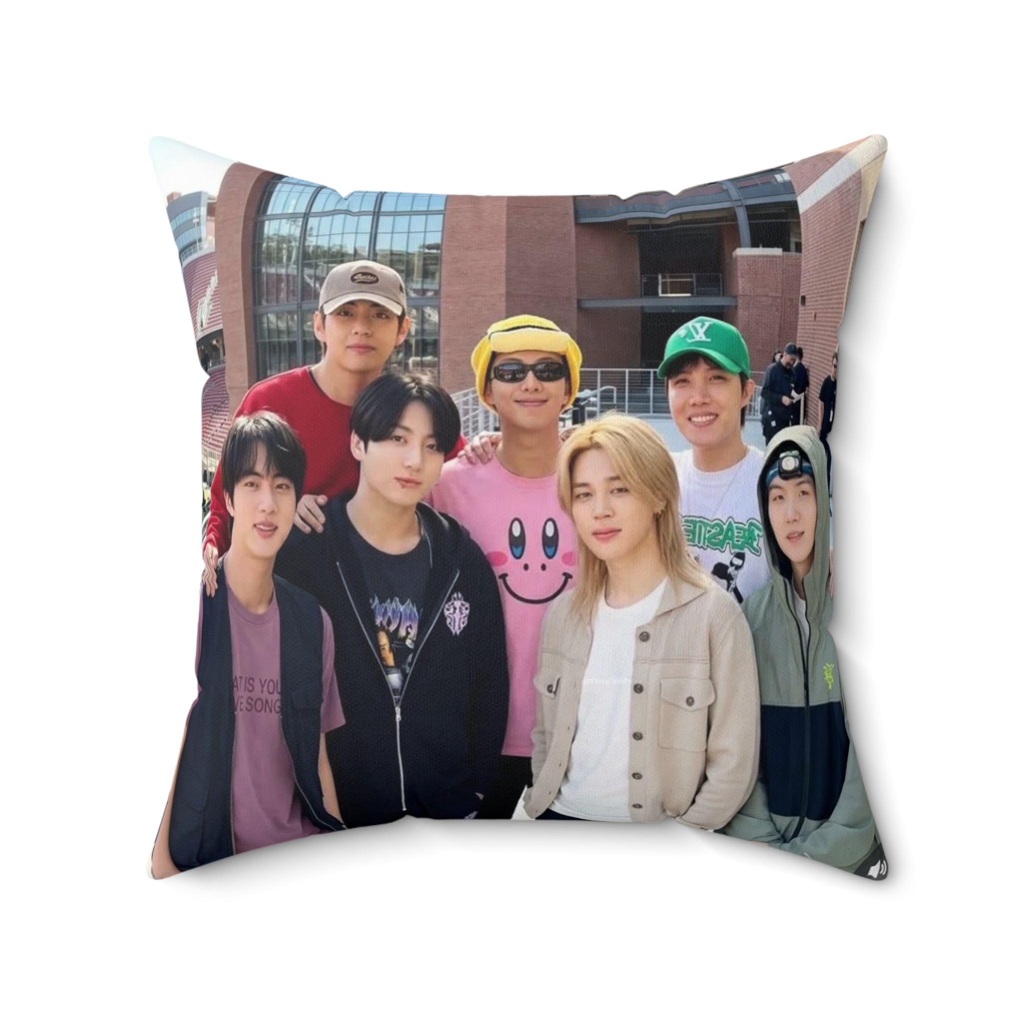 Spun Polyester Square Pillow