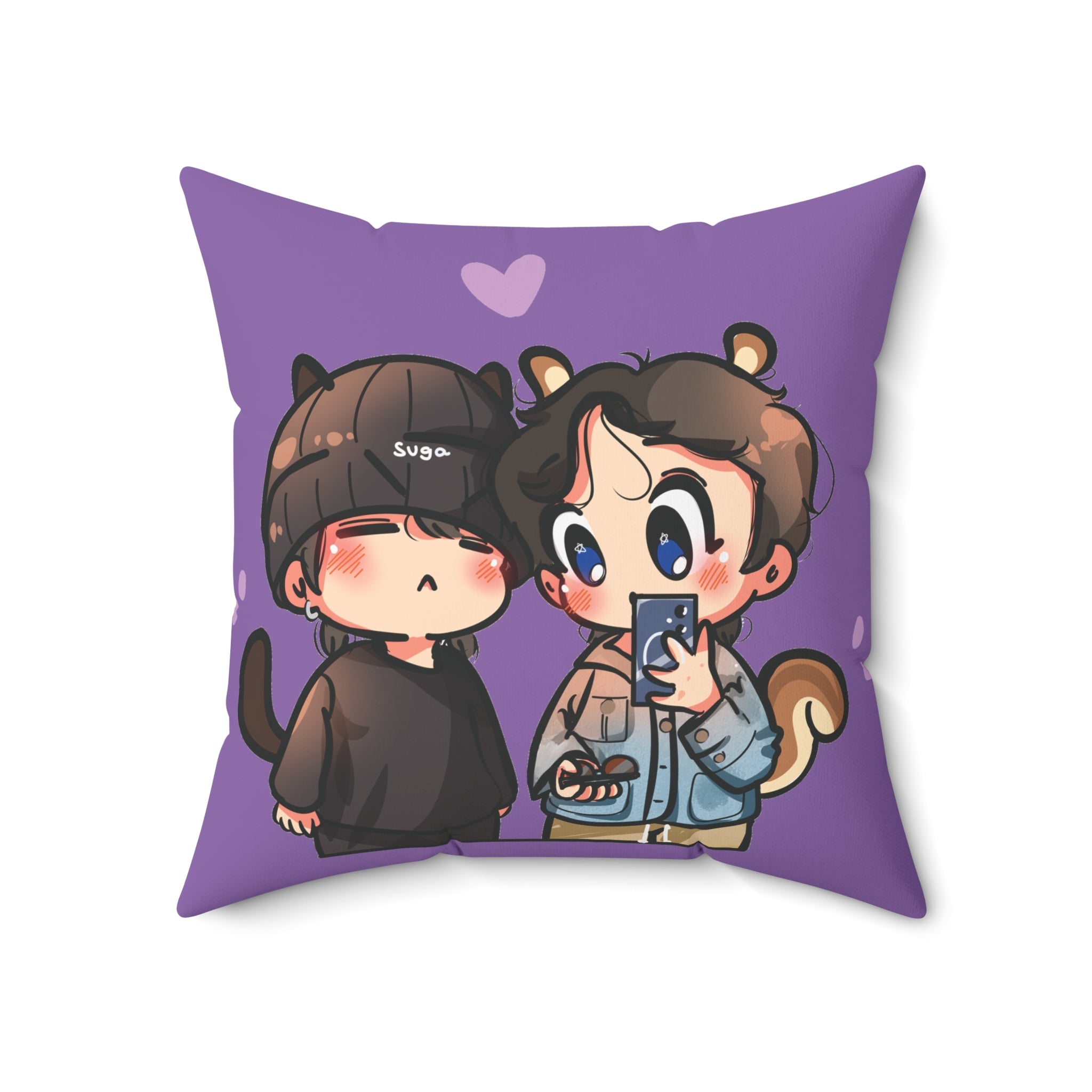 Spun Polyester Square Pillow