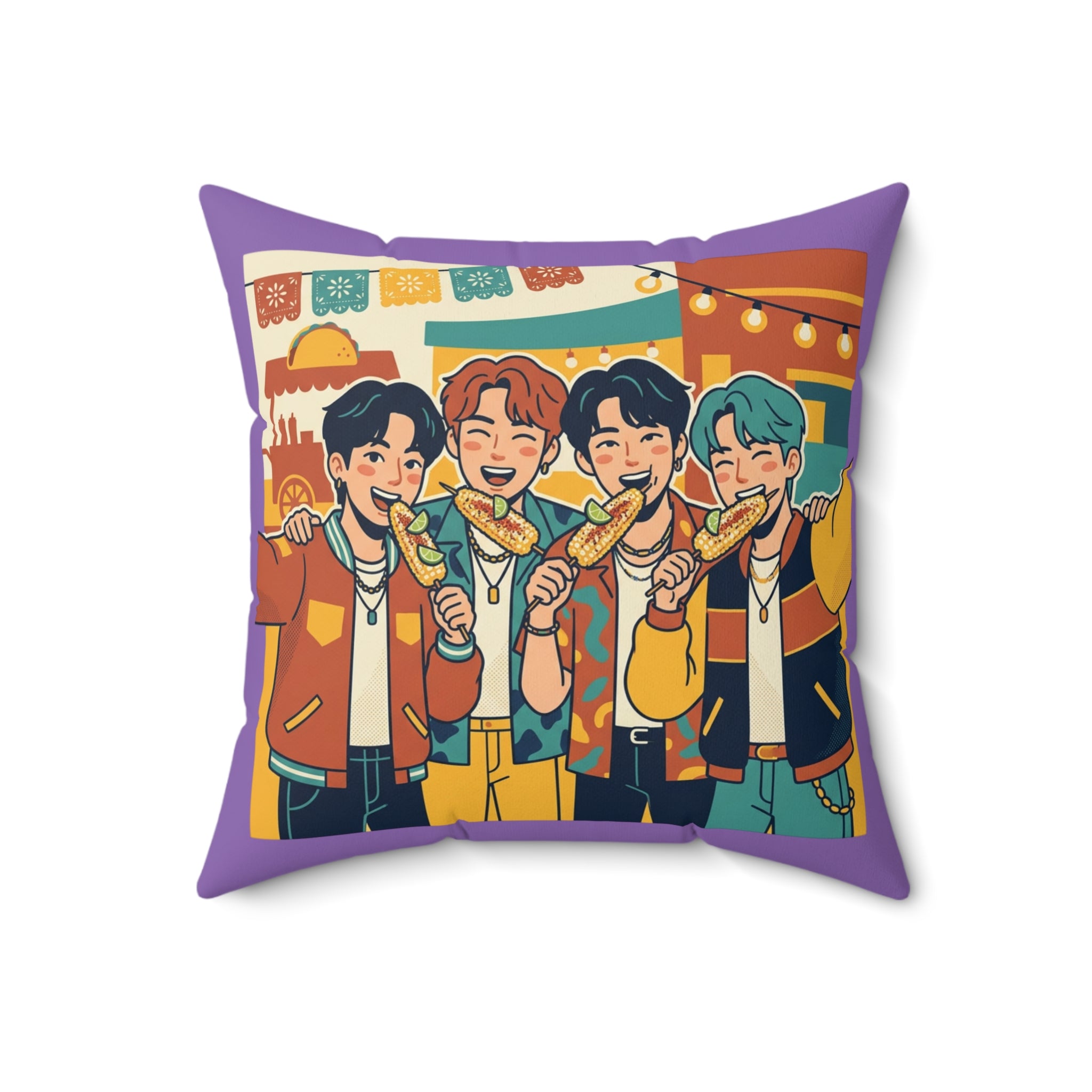 Spun Polyester Square Pillow