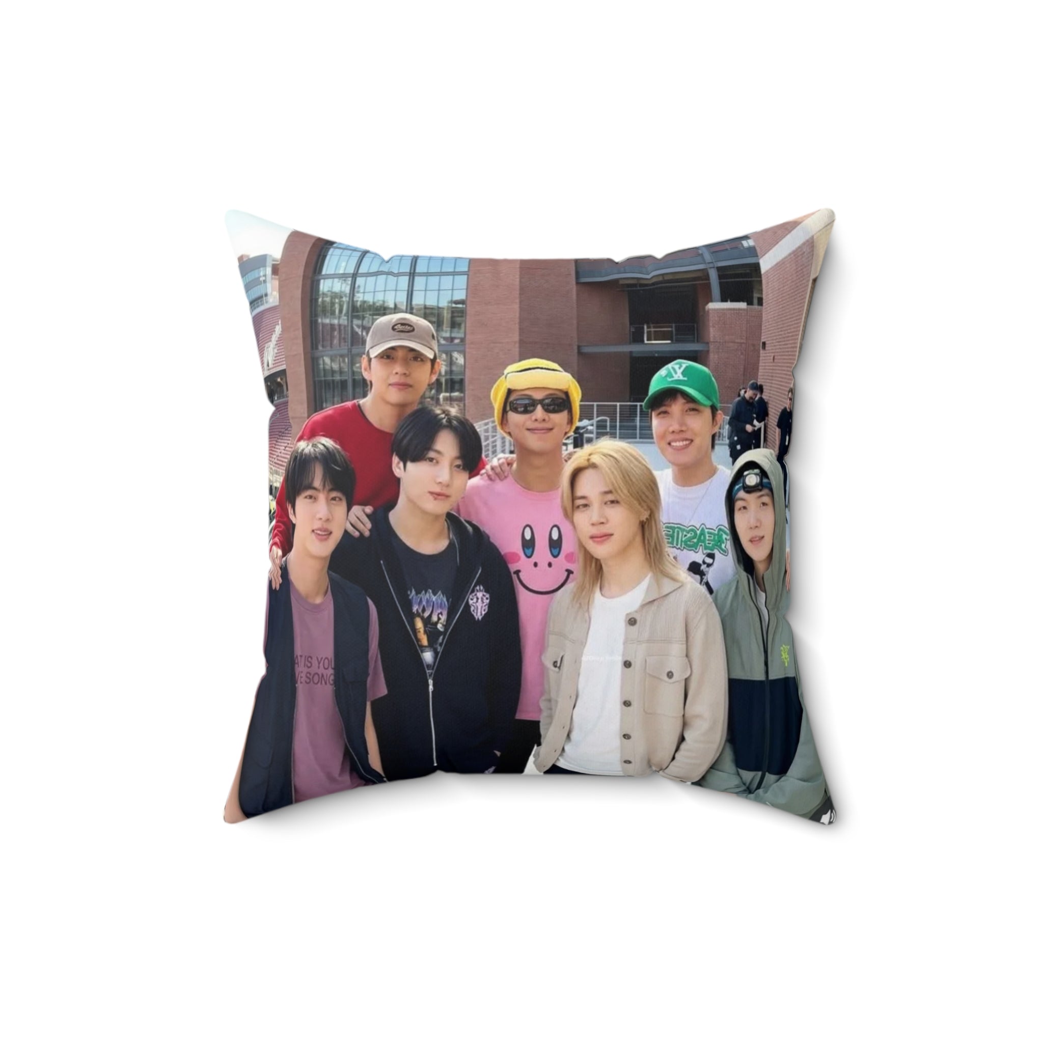 Spun Polyester Square Pillow