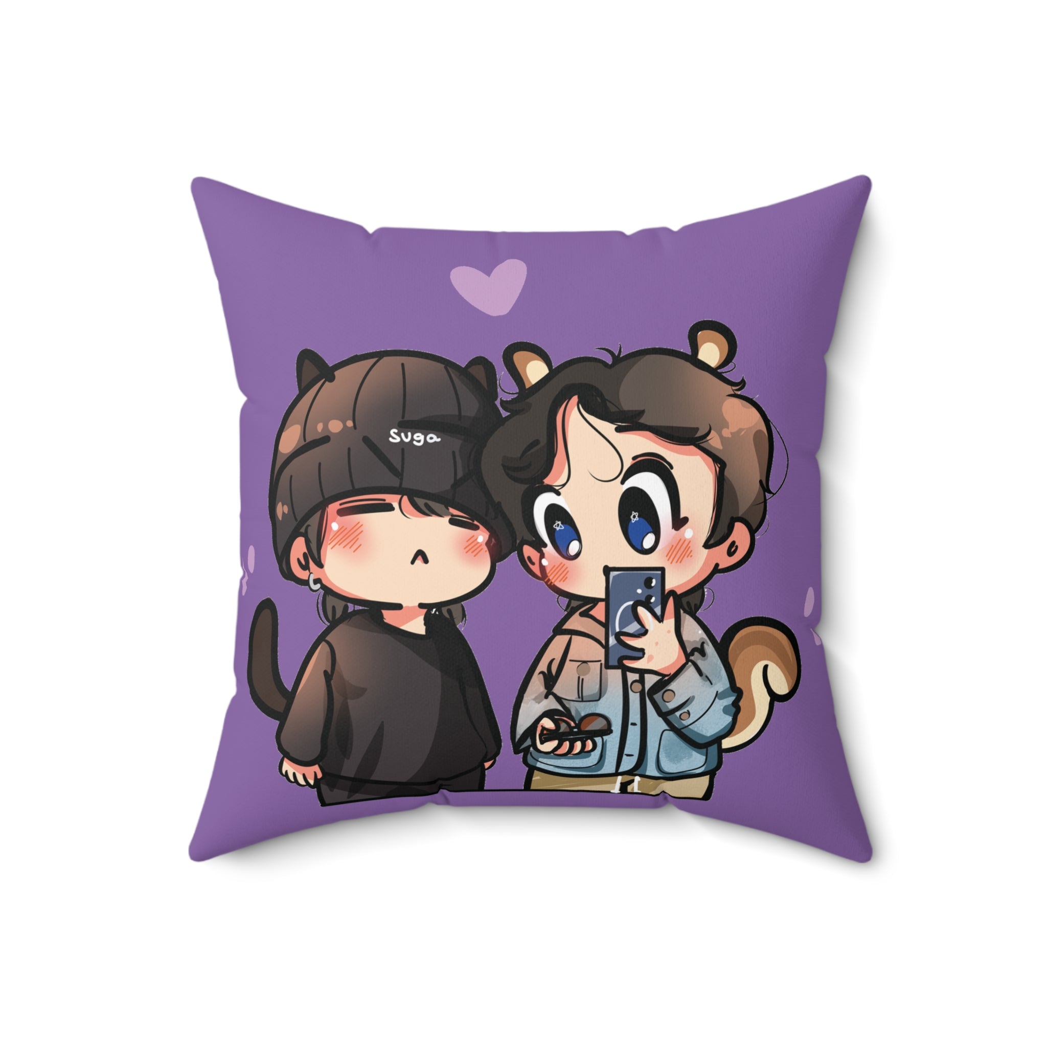 Spun Polyester Square Pillow