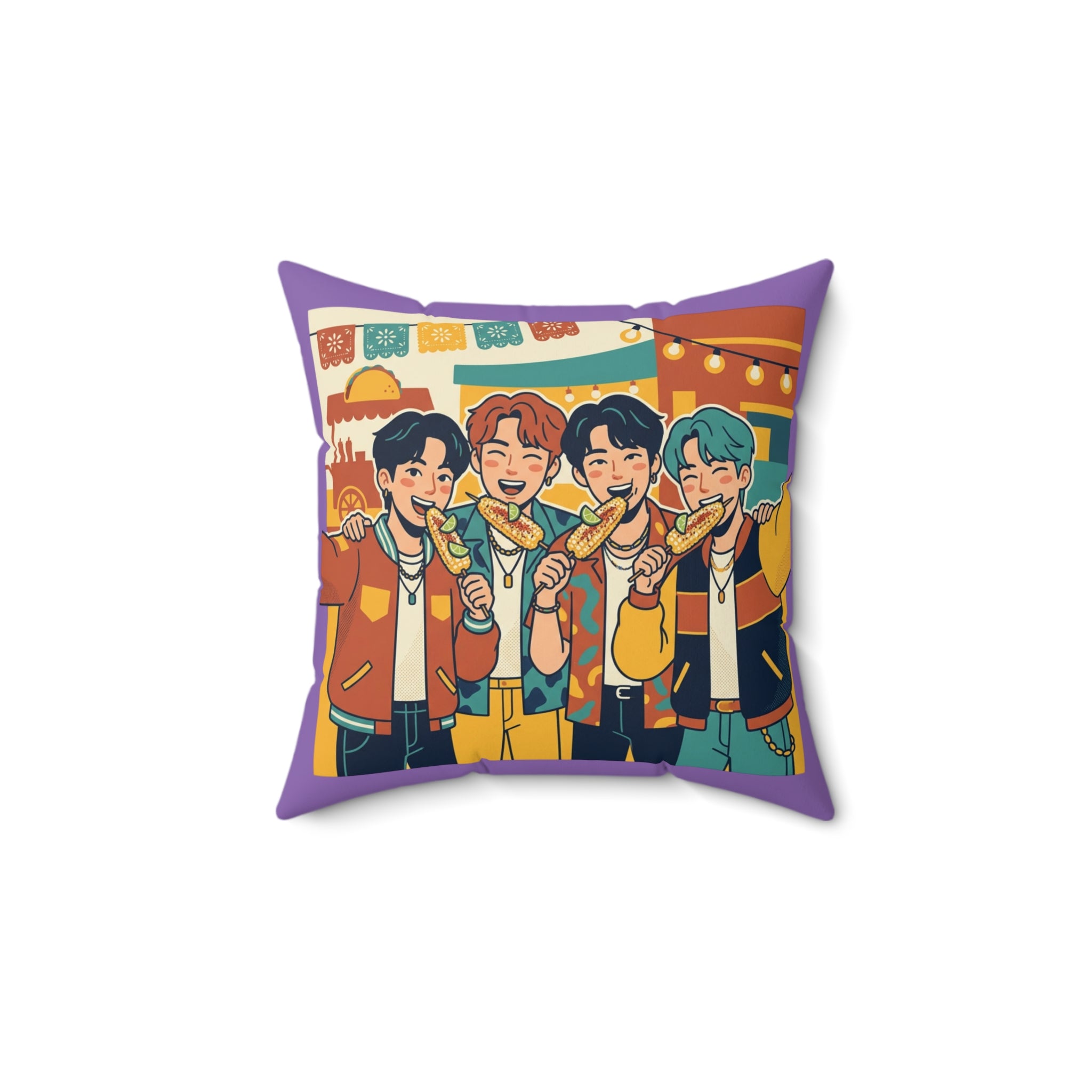 Spun Polyester Square Pillow