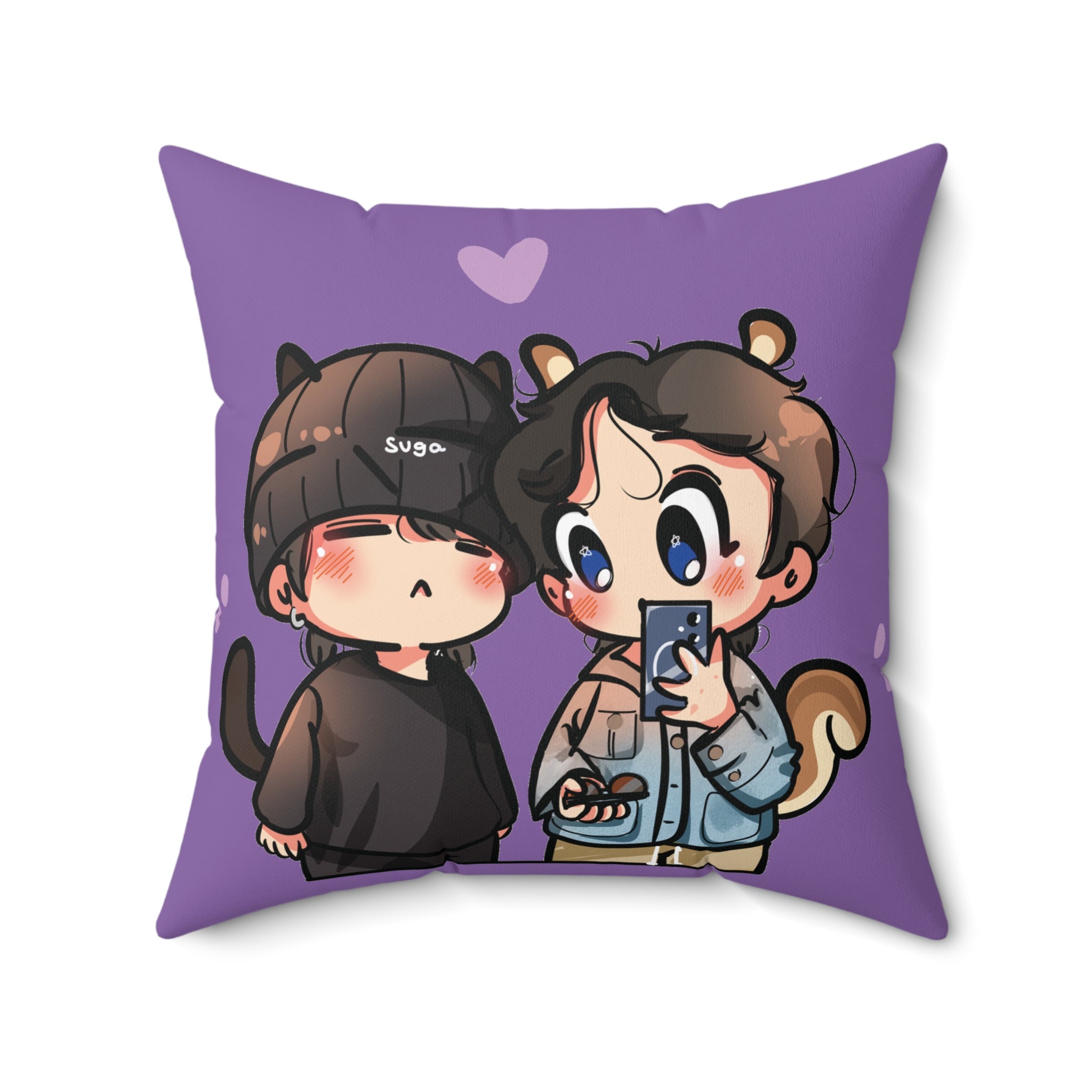 Spun Polyester Square Pillow