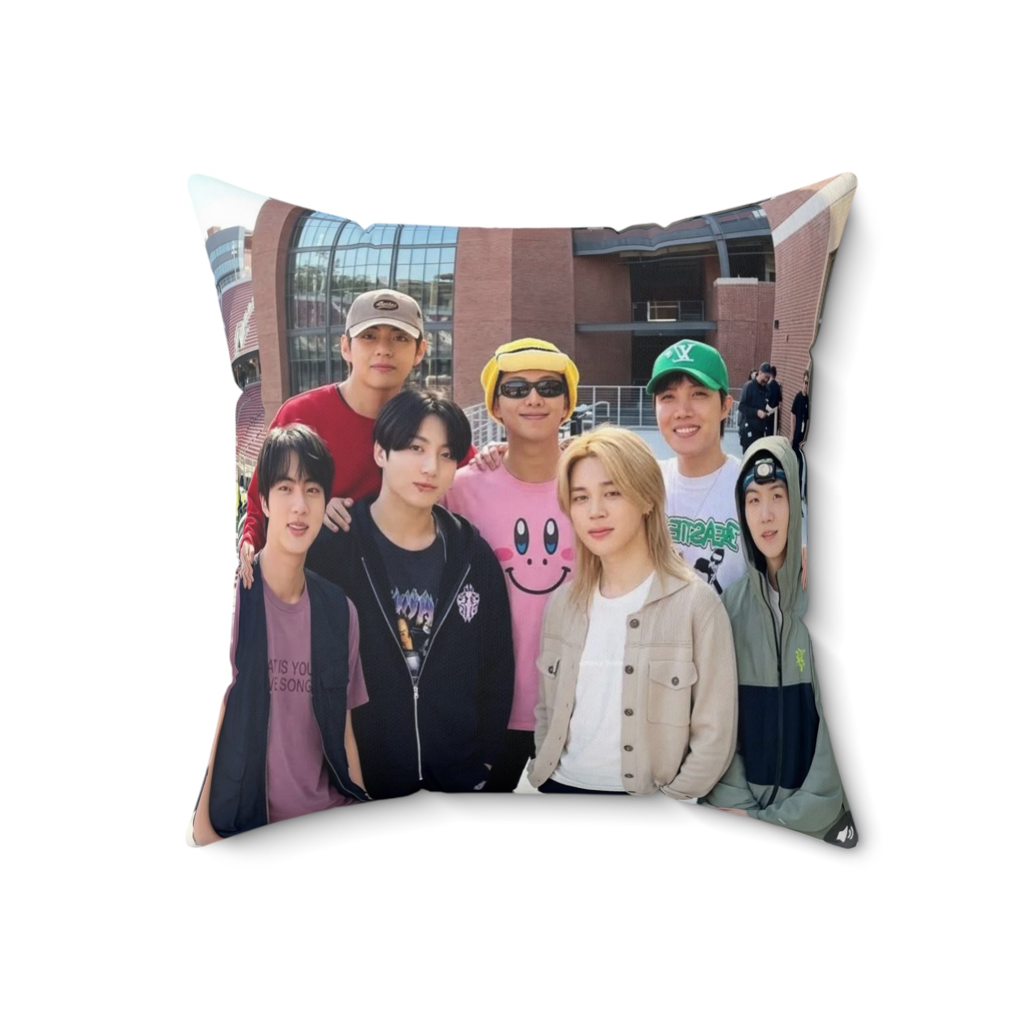 Spun Polyester Square Pillow