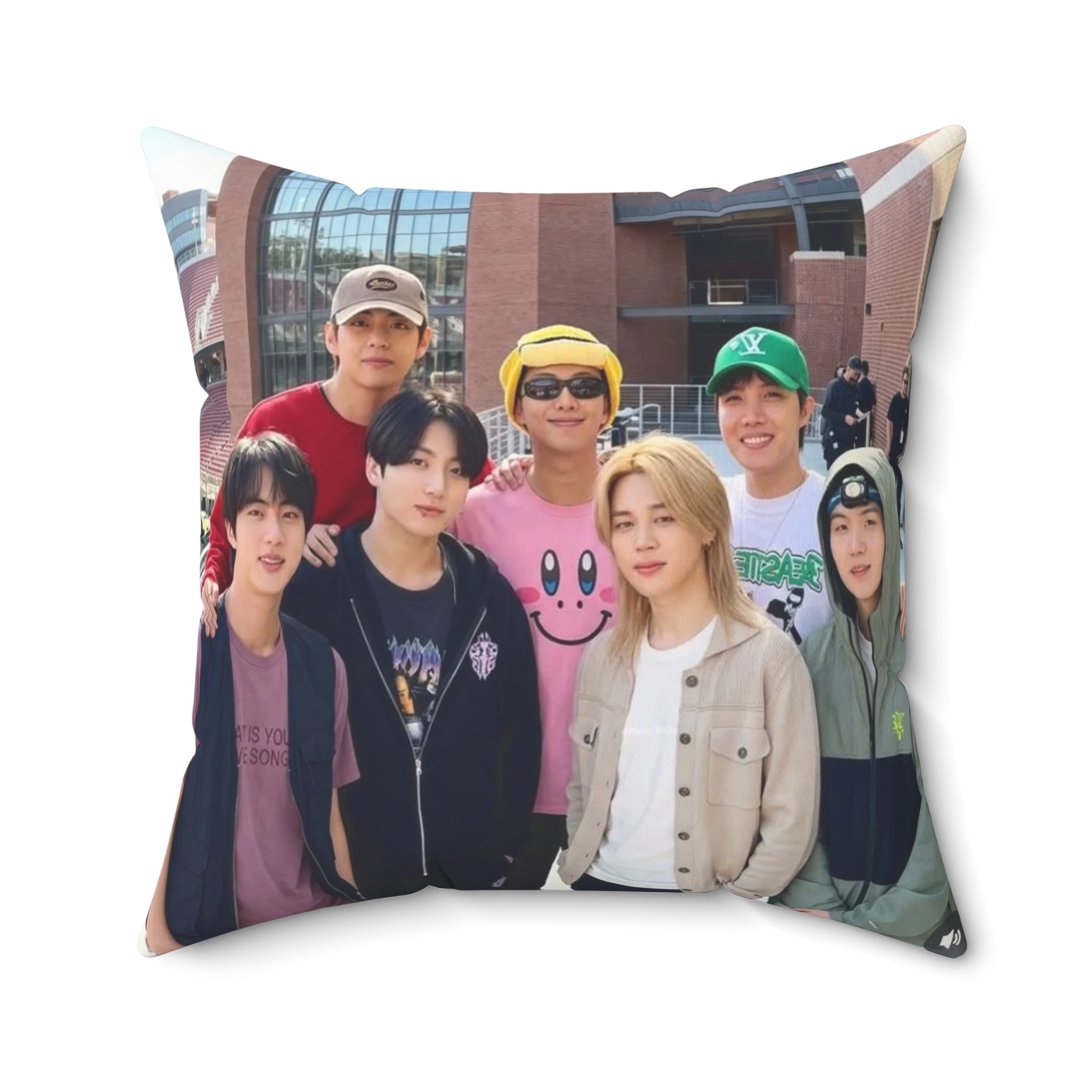 Spun Polyester Square Pillow