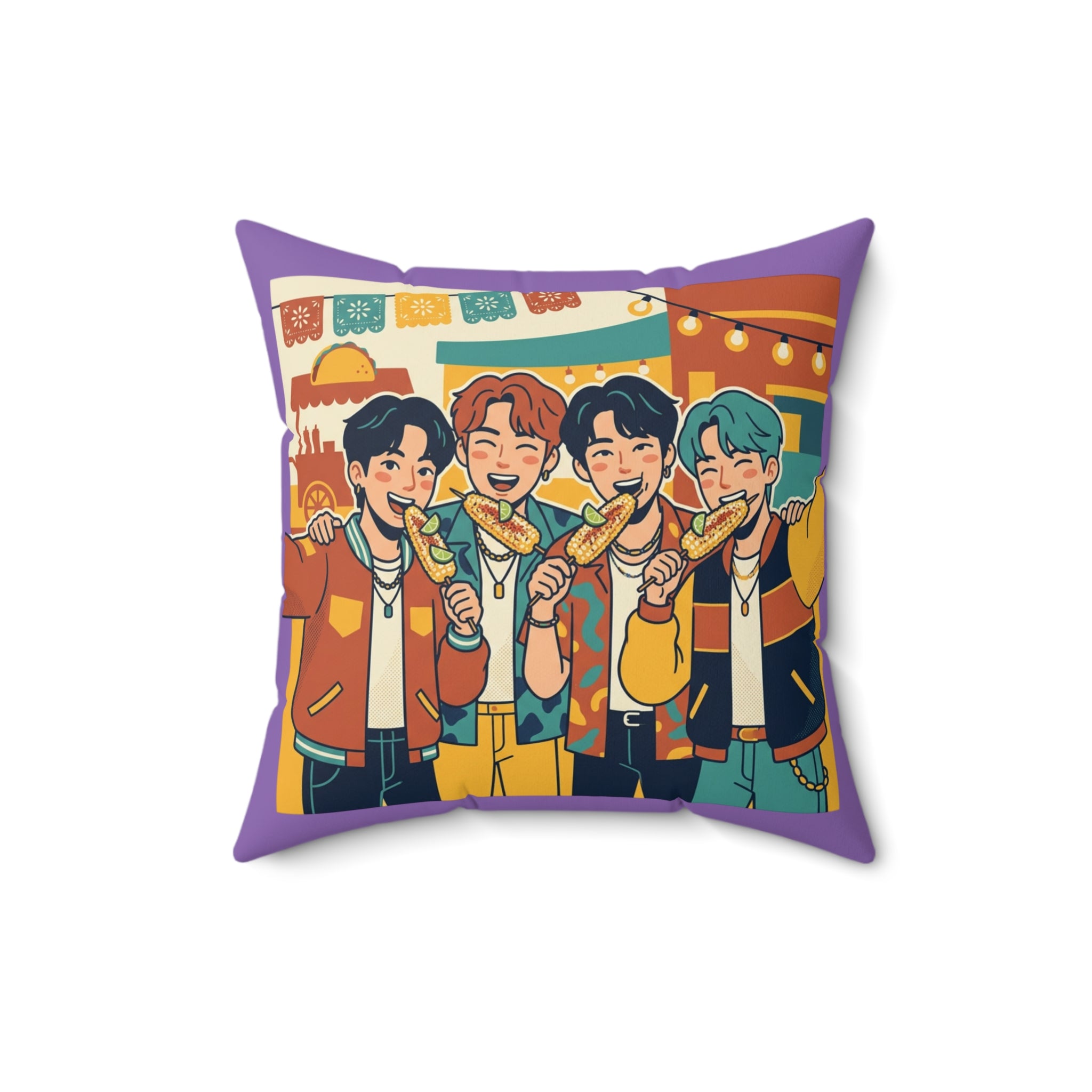 Spun Polyester Square Pillow