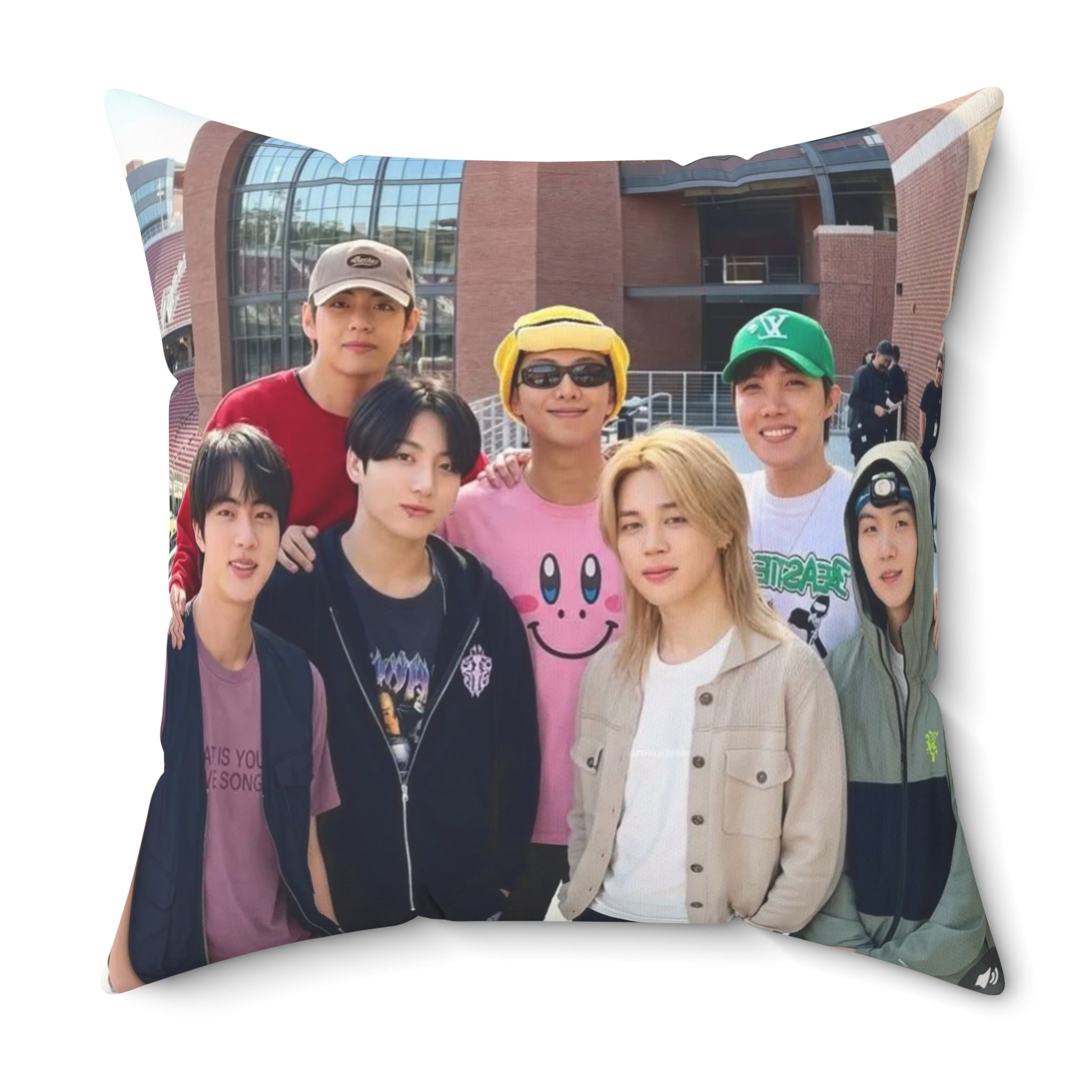 Spun Polyester Square Pillow